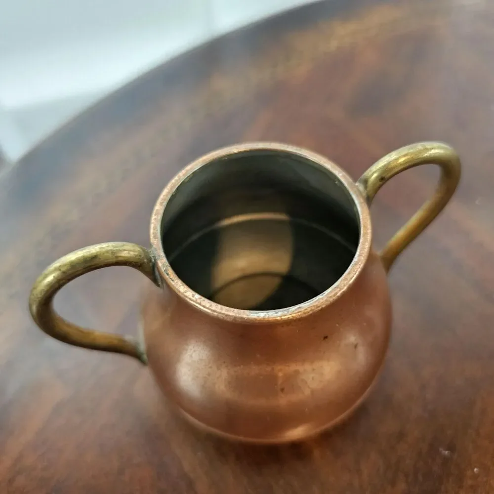 Vintage 1950s/60s Copper & Brass Vessel – Made in Japan